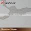 Newstar Snow White Marble Color White Quartz Countertop With Grey Veins