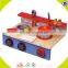wholesale baby wooden kitchen toy,creative baby wooden kitchen sets toy,kids role play wooden kitchen toy for fun W10C151