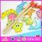 2016 new design magnetic wooden children fish toy W01A088
