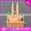 Wonderful kids cartoon castle wooden music box toy W07B047