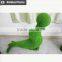 Plastic hedge artificial green grass plant statue