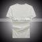 custom 100% fine cotton white plain t shirt