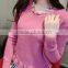 Wholesales Cute O neck Women Pullover Sweater /Flounce long sleeved bottoming sweaters