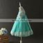 latest baby frock design pictures summer wedding flower dress with green color