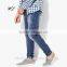 Men ripped jeans 2017 denim fabric custom men's jeans pants