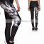 2017 Dry fit colorful yoga pants all over sublimation printed leggings for women