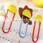 Planner clip nimal shape silica gel paper clip customizable cartoon clip
