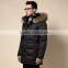 China clothing factory high quality duck feather shiny down jacket men