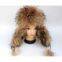 raccoon fur hat