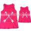 Wholesale mommy and me tank shirts matching sets baby girl tank top women's cross arrow tanks