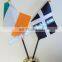 promotion desk or table flag with plastic stand