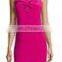 New Fashion Plus Size Embellished Beaded Mesh Women Midi Bodycon Dress
