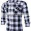New Designer Cotton Long Sleeve Check Pattern Dress Shirts For Men