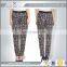 OEM wholesale graceful women printed chino pants China factory