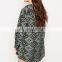 Newest cheap long sleeve floral printed wholesale women dress