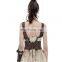 Gothic style underbust brown softbone corsage Punk Rave Y-659
