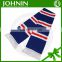 hot sale colorful stripe promotional football fans scarf