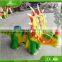 KAWAH interactive amusement walking dinosaur animal kiddie rides for amusement park