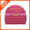 2017 Fashion beanie custom winter knitted hat for sale