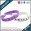 Color Filled Silicone Wristband Bracelet Supplier