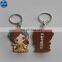 Customized promotional soft pvc key chain