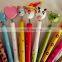 new creative wood ball pen and novelty animals pen