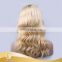 2017 Hot Arrival 100% Raw Human Hair Russian 613# Full Lace Wig Body Wave