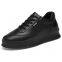 casual men's height increasing sport shoes leather