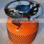 JG Hiking Picnic Portable Gas Stove,Single Burner Stainless Steel Gas Stove