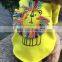 Pet dog Simba Lion King puppy yellow Hoodie woolen cloth Clothes tassel