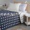 I@home Star Pattern Filling 100% Polyester Striped Quilted Bedspread Cotton