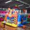 Children Outdoor animated cartoon inflatable course for sale