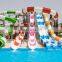 WM Fiberglass Water Park Slide Big Spiral Water Slides For Sale