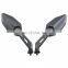 Universal 1Pair 10mm Design Rearview Mirrors Motorcycle Carbon Fiber Side Mirror
