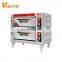 2 Deck 8 Trays Professional Gas Bakery Commercial Pizza Bread Baking Oven for Sale