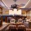 Family bedroom Restaurant Ceiling fan lights living room lamp chandelier Continental