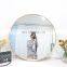 Luxury Hotel Bathroom Decorative Antique round wood framed bathroom mirrors