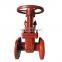 Russia standard carbon steel stem rising flange type cast iron gate valves