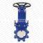 Bundor New Pn16 Cast Steel Metal Seat Manual Knife Type Gate Valve
