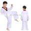 White Taekwondo Uniforms WTF Karate Judo Taekwondo Dobok Clothes Children Adult Unisex Long Sleeve TKD Costumes Clothing