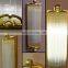 Energy Saving Hot Sell Modern Lighting Lamps Gold Style Indoor Brass Glass Tube Wall Lamps