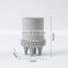 Art Decoration Special Surface Diamond Design Ceramic Home Decor Flower Vase