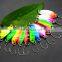 Factory  Price 3.3cm/3g  colorful UV fishing spoon metal bait trout lures Single Hook bait