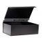 Custom 25pcs bulk very big extra large black magnetic closure gift boxes wholesale