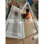 Groove decoration teak wood double door design