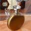 Household Retro Style 5 Oz Women Portable Office Round Engraved Stainless Steel Flasks Liquor Hip