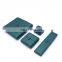 Factory wholesale custom luxury dark green pu leather jewelry packaging box gift necklace box