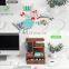Bamboo Desktop Phone Docking Station with Drawer Home & Office Wallet Stand Glasses Holder Watch Organizer Phone Charging