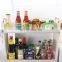 Exported Good Cheap Wheel Style Slide Out Removable Corner 2 Tier Bathroom Shelf Plastic Slim Storage Organizer Kitchen Racks