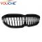 Racing Grill Kidney Grille Front Bumper Gloss Black Grill For BMW 1 Series F40 2020-IN Single Slat Gloss Black